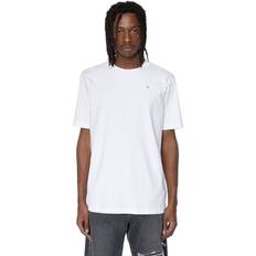 Diesel Hombre Camisetas Diesel Camiseta De Manga Corta Just Microdiv - White