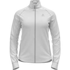 Odlo Midlayer Full Zip Berra Suter Pulver Kvinna, Blanco