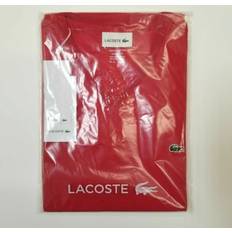Short Tops Lacoste Men's V-Neck Pima Cotton Tee - Red