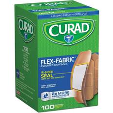 Curad Flex-Fabric Bandages Assorted 100-pack