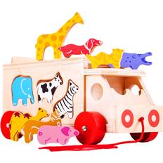 Elefanter Puttekasser Bigjigs Animal Shape Lorry