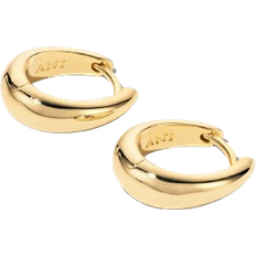 Ani Jewels Ellipse Earrings - Gold