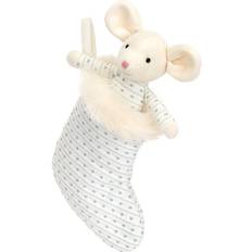 Jellycat Bamser & kosedyr Jellycat Shimmer Stocking Mouse 20cm