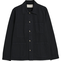 A Day's March Original Herringbone Overshirt Regular Fit - Black
