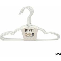 Kipit Sett kleshengere Barne 30 18 Hvit Metall Silikon 24 enheter