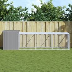 Bird & Insects - Dog Kennels Pets vidaXL Chicken Cage with Run Light