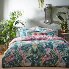 Textiles Furn Medinilla Tropical Reversible Duvet Cover Green