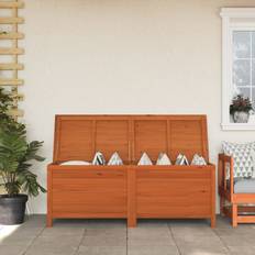 Holz Posterkästen vidaXL Gartentruhe Braun 150 x 50 x 56.5 cm Massivholz Tanne