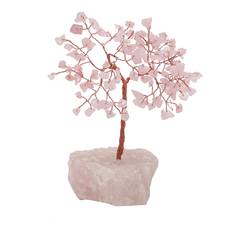 Pink Table Clocks William Widdop Gemstone Tree Rose Love Table Clock