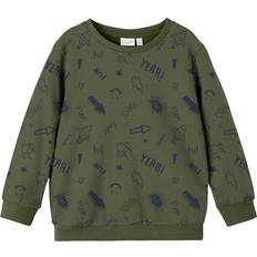 Name It Kid's Vifelix Loose Sweatshirt - Rifle Green