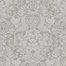 Wallpapers Holden Woodland Stitch Grey Wallpaper wilko