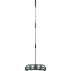 Verde Utensili da giardino vidaXL Rastrello Per Foglie 2 In 1 Verde Scuro 157 cm