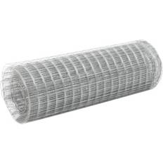 Steel Chicken Wire Fences vidaXL Chicken Wire Fence Galvanised