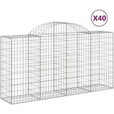 Gabion vidaXL cm/ 40 Arched Gabion Basket Stone Basket Gabion