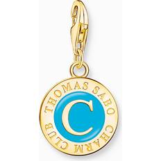 Thomas Sabo Turkos Charmista Coin Guld