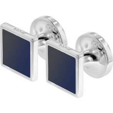 Square Cufflinks with Enamel Core - Logo