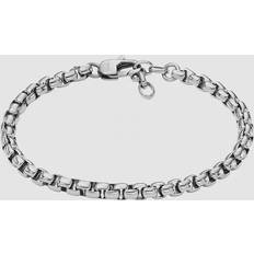 Fossil Armband All Stacked Up Silver JF04562040 Kedjearmband rostfritt stål