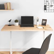 vidaXL 110x60x2,5 massivt Skrivebord