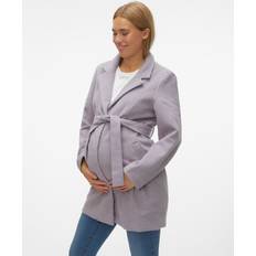 Mujer - Sí Abrigos Mamalicious Chaqueta premamá MLERZA - Medium Grey Melange