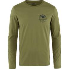 Fjällräven Mens Forever Nature Badge Long Sleeve - Grön