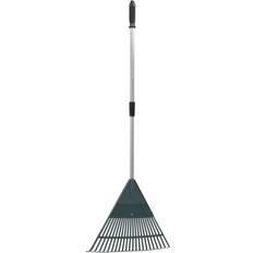 Outils de jardin vidaXL Râteau À Feuilles Vert Foncé 155,5 cm PP