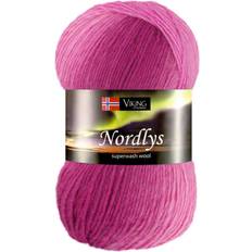 Viking Garn Nordlys 963 Multi Hvid Rosa