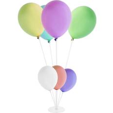 Ensfarvet Ballonbuer Northix Ballonstativ til ballon buket til 7 balloner 93cm