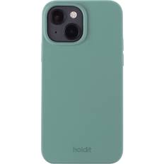 Mobilskal Silikon iPhone 15 Mossgrön