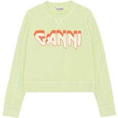 Ganni M Gensere Ganni Isoli Rock Sweatshirt Genser- Pastellgrønn