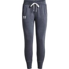 Under Armour Rival Fleece Joggers Downpour Gray, Female, Tøj, Træning, Blå