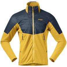 Bergans Senja Midlayer Jacket - Light Golden Yellow/Orion Blue