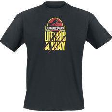 Park life black Jurassic Park Life Finds Way T-Shirt black