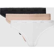 Calvin klein 3 pack thong Calvin Klein 3-pak Bottoms Up Refresh Thongs Mixed