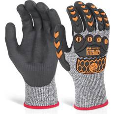 Work Clothes Glovezilla Nitrile Palm Coated Glove Grey