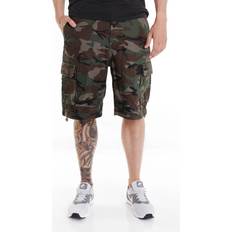 Camuflaje - Hombre Shorts Surplus Vintage Pantalones - Verde