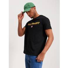 Magliette Polo Ralph Lauren Classic Fit Sport Jersey T-Shirt Black/Gold Male