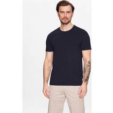 Oscar Jacobson Vêtements Oscar Jacobson Kyran Cotton T-shirt S-S - Navy