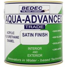 Paint Bedec Aqua Advanced Satin Wood Paint Black