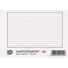 Kontorartikler Emo A6 Linjert 200G 100