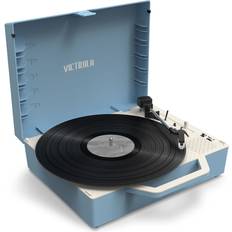 Victrola Re-Spin Blue Record Player