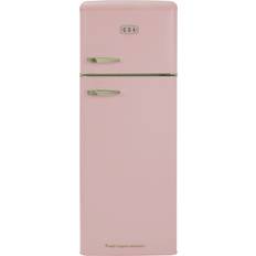 Pink Fridge Freezers CDA BETTY TEA ROSE 55cm Retro Pink