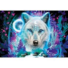 Schmidt Spiele 58515 Sheena Pike, Neon Arktis-Wolf, Puzzle, 1000 Teile