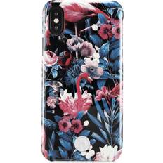 Holdit Cover per cellulari Holdit Paris Flamingo Garden iPhone X/Xs Patterned, Unisex, Equipo, Electrónica, Estampado, ONESIZE