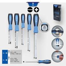 KS Tools Stjerneskruetrækkere KS Tools Screwdriver 5-pcs, Slot Stjerneskruetrækker