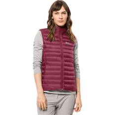 Jack Wolfskin Dame Veste Jack Wolfskin Pack-Go Down Vest - Red