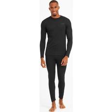 5XL Svedundertøjssæt Tog24 Darley Thermal Baselayer Set - Black
