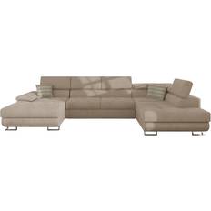 Beige - U-sofaer Dako Uttario Velvet Sofa