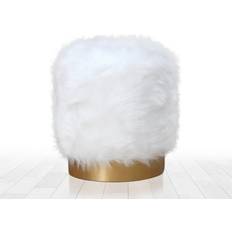 Vita Sittpuffar Needles Rolla Sittpuff