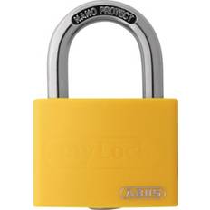 ABUS Padlocks ABUS Zylindervorhangschloss T65AL/40 gelb gl.Schlosskörper-B.43mm Alu.gl.