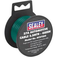 Green Electrical Cables Sealey AC2725G Automotive Cable 27A 2.5mtr Green